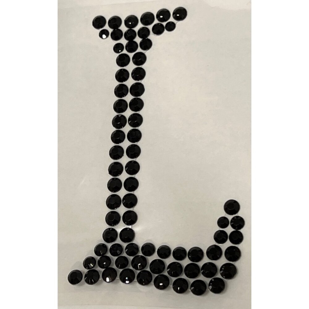 Recollections Halloween Bling Rhinestone Gem Embellishment Letter L 422449